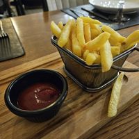French fries at Emirhan Restaurant in Samarkand