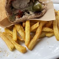 Falafel & pita bread  at Falafel Masters in Eindhoven