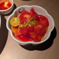 Tomato and Passionfruit at Qingchun Pumen (New World Dontai Li Shop) in Shanghai