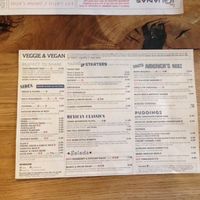 Veg / Vegan Menu  at Las Iguanas in Newcastle Upon Tyne
