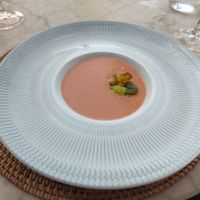 Gazpacho at De Tokio a Lima Valldemossa Restaurante in Valldemossa