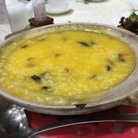 Pumpkin & Mixed Fungi Congee at Gaia Veggie Shop - Wong Tai SIn in Kowloon