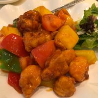 Set menu sweet and sour pork at Gaia Veggie Shop - Wong Tai SIn in Kowloon