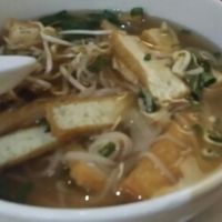 Vegan pho at Thai Meal in Plantation