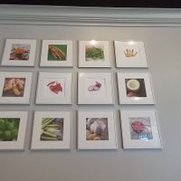 Veggies on the wall! at Thai Meal in Plantation