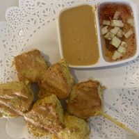 vegan fish sata  at Thai Meal in Plantation