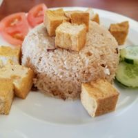 vegan fried rice at Thai Meal in Plantation