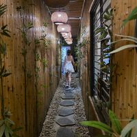 Way to the toilet at Chay TU Dao in Da Nang