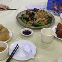 Delicious vegan food  at Fat Chee Vegetarian 佛慈齋 in New Territories