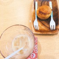 Raisin muffin  at Meguru in Osaka