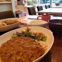 Curry set at Meguru in Osaka