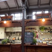 The restaurant stall. There’s a seating area right across from it.   at Roots Kitchen in Turku