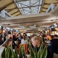 The food court at Roots Kitchen in Turku