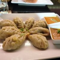 Vegetable dumplings at The Kathmandu Nepali Restaurant in Olomouc