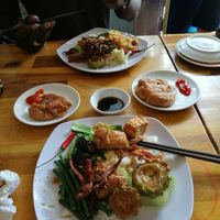 full plate for a satisfyingly full belly!! at Thanh Tinh in Ho Chi Minh City