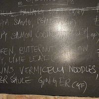 Specials board at Oli's Thai in Oxford