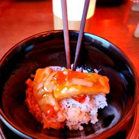 Texture like squid made of yams at Kin Long in Malmo