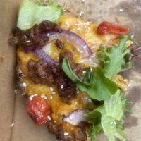 Cheeseburger Pizza  at SOL Pie Pizza in North Canton