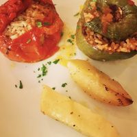 The Gemista. DELICIOUS. 5/5 at Liondi in Athens