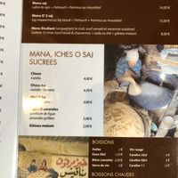 Menu at O'Saj in Toulouse