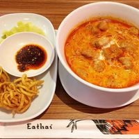 Yellow curry noodles  at Khun Churn - Eathai in Bangkok