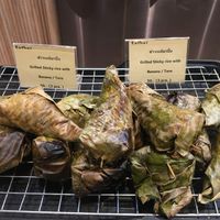 After your meal, walk around the other end of EatThai for some yummy classic Thai street desserts too - most of them are vegan! at Khun Churn - Eathai in Bangkok