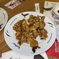 Fried tofu in tamarind sauce - so good!  at Khun Churn - Eathai in Bangkok