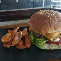 Hamburguesa at Vegattos in Mexico City