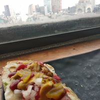 Hot dog at Vegattos in Mexico City