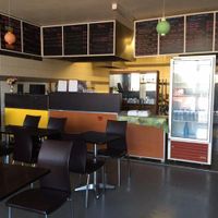 inside at Manny's Cafe in Shepparton