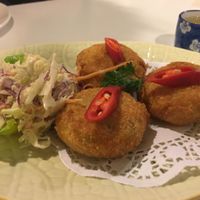 Japanese potato cakes at Loving Cafe in Kuala Lumpur