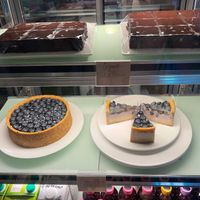 Vegan cakes at Loving Cafe in Kuala Lumpur
