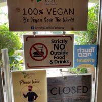 Signs at Loving Cafe in Kuala Lumpur