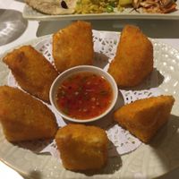 Golden tofu  at Loving Cafe in Kuala Lumpur