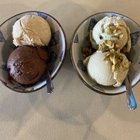 Chocolate, vanilla and pistachio   at Loving Cafe in Kuala Lumpur