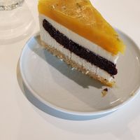 White chocolate mango cake at Loving Cafe in Kuala Lumpur