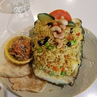 Signature pineapple fried rice at Loving Cafe in Kuala Lumpur