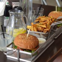 vegan burgers at Refresh Restaurant - Re Fresh in Bratislava