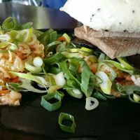 'Mushroom burger' at Refresh Restaurant - Re Fresh in Bratislava