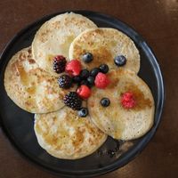 Banana Pancakes at Refresh Restaurant - Re Fresh in Bratislava