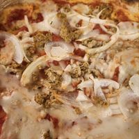 Pizza tonno veg at Il Papiro in Milan