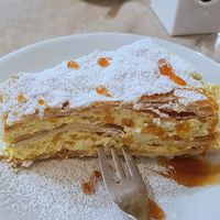 Vegan millefeuille at Il Papiro in Milan