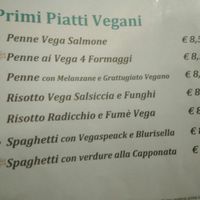 Menu primi piatti at Il Papiro in Milan