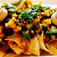 Nachos without taco meat at Native Foods - Penn Quarter in Washington