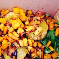 Butternut Polenta Bites at Native Foods - Penn Quarter in Washington