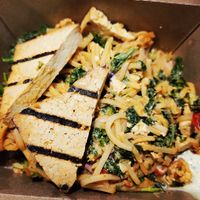 Peanut noodle bowl, with marinated tofu at Pure Kitchen - Richmond Rd in Ottawa