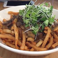 The vegan poutine with cashew cheese at Pure Kitchen - Richmond Rd in Ottawa