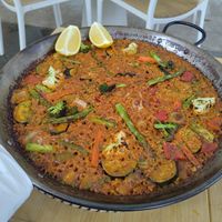 Vegetable Paella for two at Can 1907 Restaurant in Mallorca
