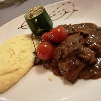 Seitan geschnetzeltes. Sehr zart, aber versalzen at Naturhotel LechLife in Wangle