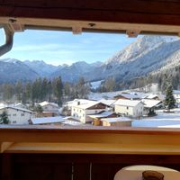 Blick aus dem Zimmer. Traumhaft. at Naturhotel LechLife in Wangle